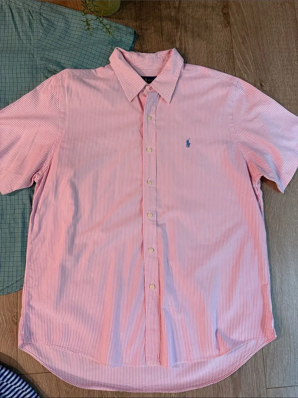 ((3 PIECE)) RALPH LAUREN SHORT SLEEVE SHIRT BUNDLE SIZE XL ALL EEEUC